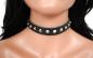 Preview: Lederhalsband Spitznieten