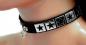 Preview: Fetisch Halsband Sterne Mit Ring