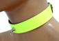Preview: Gothic Choker Neon Yellow With Ring