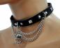 Preview: Gothic Halsband Handschellen & Ketten