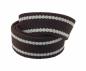 Preview: Brown & White Canvas Belt