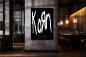 Preview: Korn Band Logo Posterfahne