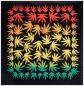 Preview: Bandana Head Wrap Scarf Rasta Cannabis Leaf
