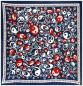 Preview: Bandana Halstuch Blaue Yin Yang