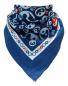 Preview: Bandana Halstuch Blaue Yin Yang