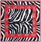 Preview: Bandana Kopftuch Rotes Zebra