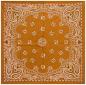 Preview: Bandana Scarf Paisley Light Brown