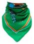 Preview: Green Bandana Head Wrap Scarf Birds