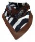Preview: Bandana Head Wrap Scarf Brown Zebra