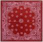 Preview: Bandana Scarf Paisley Wine Red