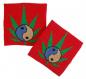 Preview: Sweatband Red Yin Yang Cannabis