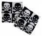 Preview: Sweatband Skulls Black White