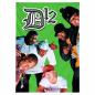 Preview: D12 Posterfahne mit großem Logo und Gruppenmotiv aus der Devil’s-Night-Ära