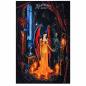 Preview: Alchemy Gothic Rites of Undeath Wandfahne mit geflügelter Figur und Gothic-Ritualmotiv