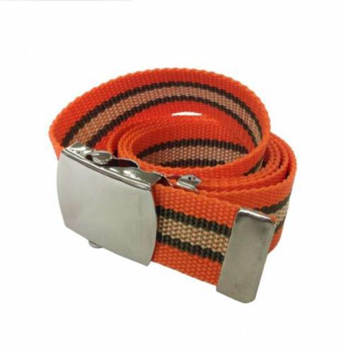 Canvas Kindergürtel Orange & Grün