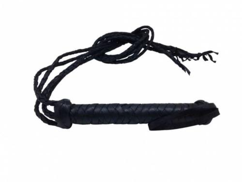 Leder Peitsche 5 Striemen