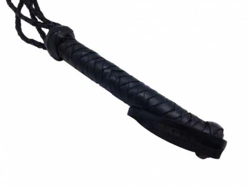 Leder Peitsche 5 Striemen