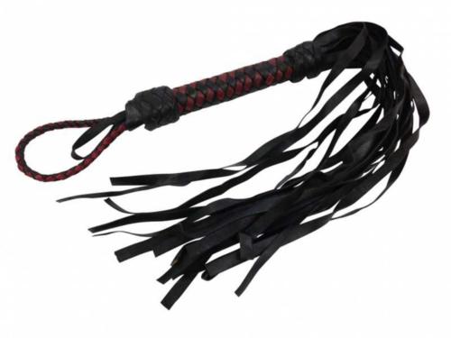 Leder Flogger Mit 18 Strängen
