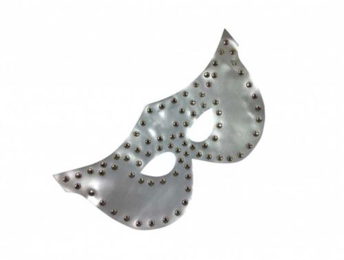 Silver Fetish Eye Mask