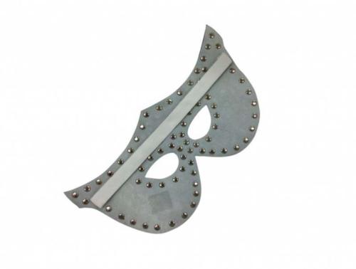 Silver Fetish Eye Mask