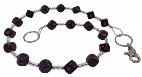 Würfelkette Für Die Hose Rot