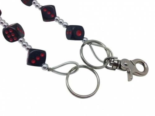 Würfelkette Für Die Hose Rot