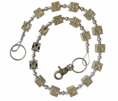 Würfelkette Mit Totenköpfen Für Die Hose