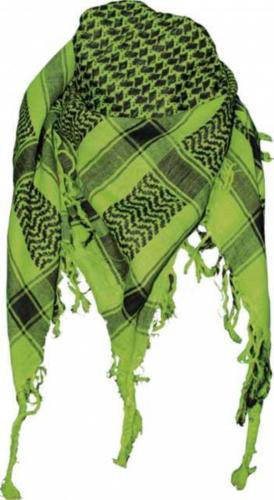 Palestinian Scarf Green Black