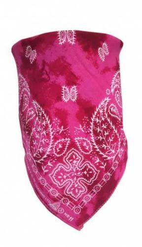 Biker Bandana Magenta Batik Paisley