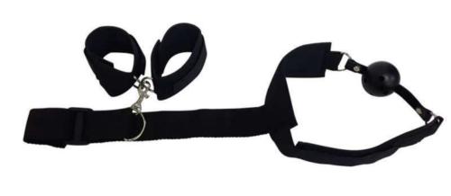Mouth Gag Set With Handcuffs