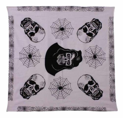 Biker Bandana Totenköpfe & Spinnen