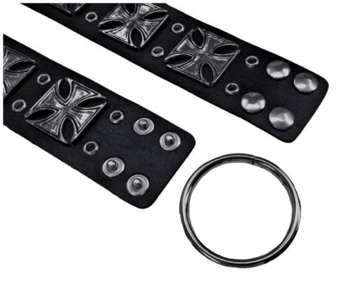 Cross Studded Wrist Bondage Set