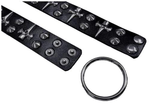 Cross And Skull Studs Wrist Bondage Set