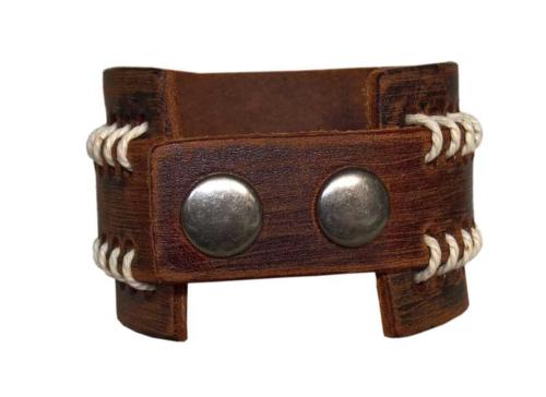 Lederarmband Eisernes Kreuz Braun