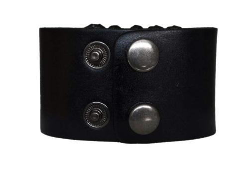 Lederarmband Schwarz Eisernes Kreuz