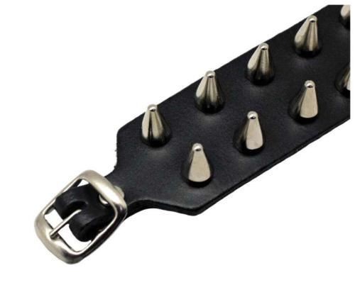 Nietenarmband 2-reihig Spike Nieten