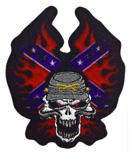 Aufnäher Totenkopf Südstaaten