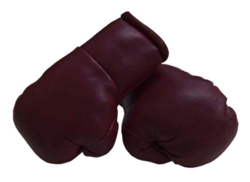 Burgundy Mini Boxing Gloves