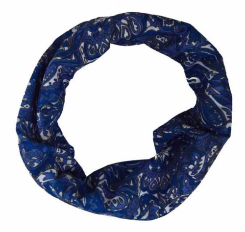 Paisley Blue Seamless Multifunctional Scarf