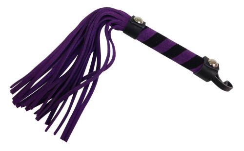 Mini Flogger Peitsche Lila