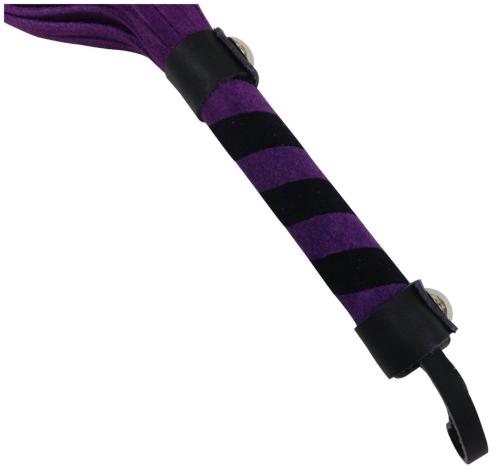 Mini Flogger Peitsche Lila