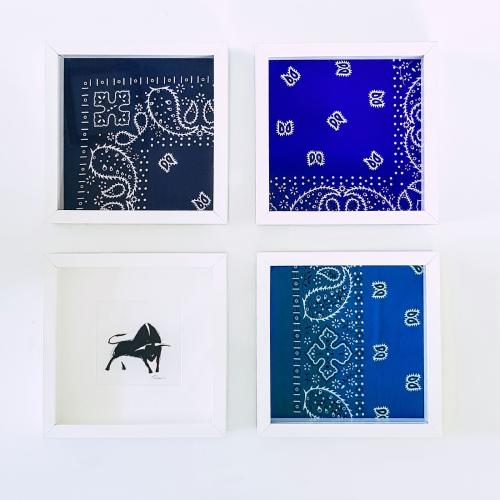 XL Bandana Scarf Blue