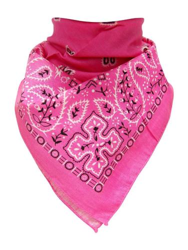 XL Bandana Scarf Paisley Pink