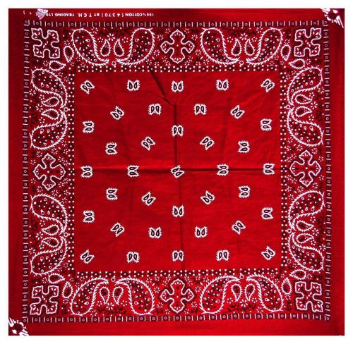 Red XL Bandana Scarf