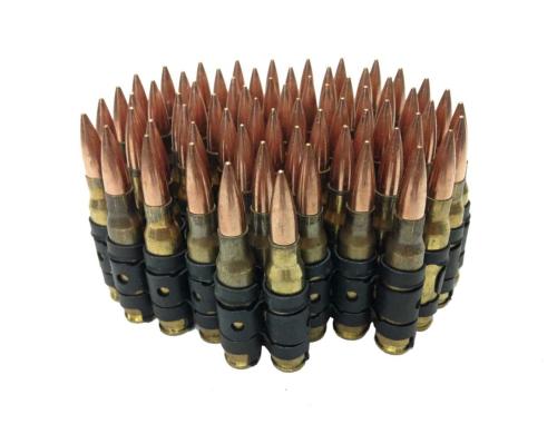 Munitionsgürtel Mit Spitzen Aus Messing