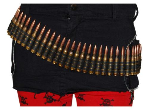 Munitionsgürtel Mit Spitzen Aus Messing