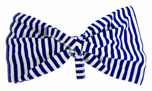 Schlauchtuch Gestreift Blau Weiß