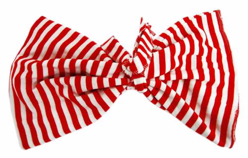 Red Striped Seamless Multifunctional Scarf