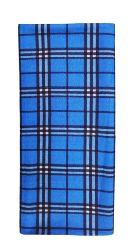 Multifunctional Scarf Blue Checkered