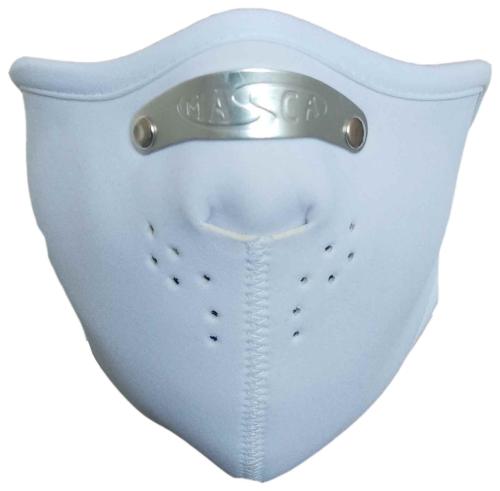 Biker Maske Weiß